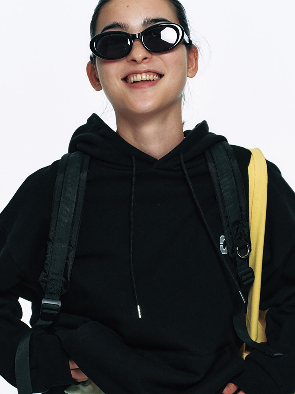 CENTAUR.KR CENTAUR EMBLEM HOODY_BLACK