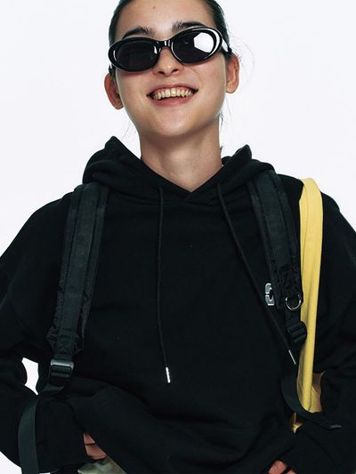 CENTAUR.KR CENTAUR EMBLEM HOODY_BLACK