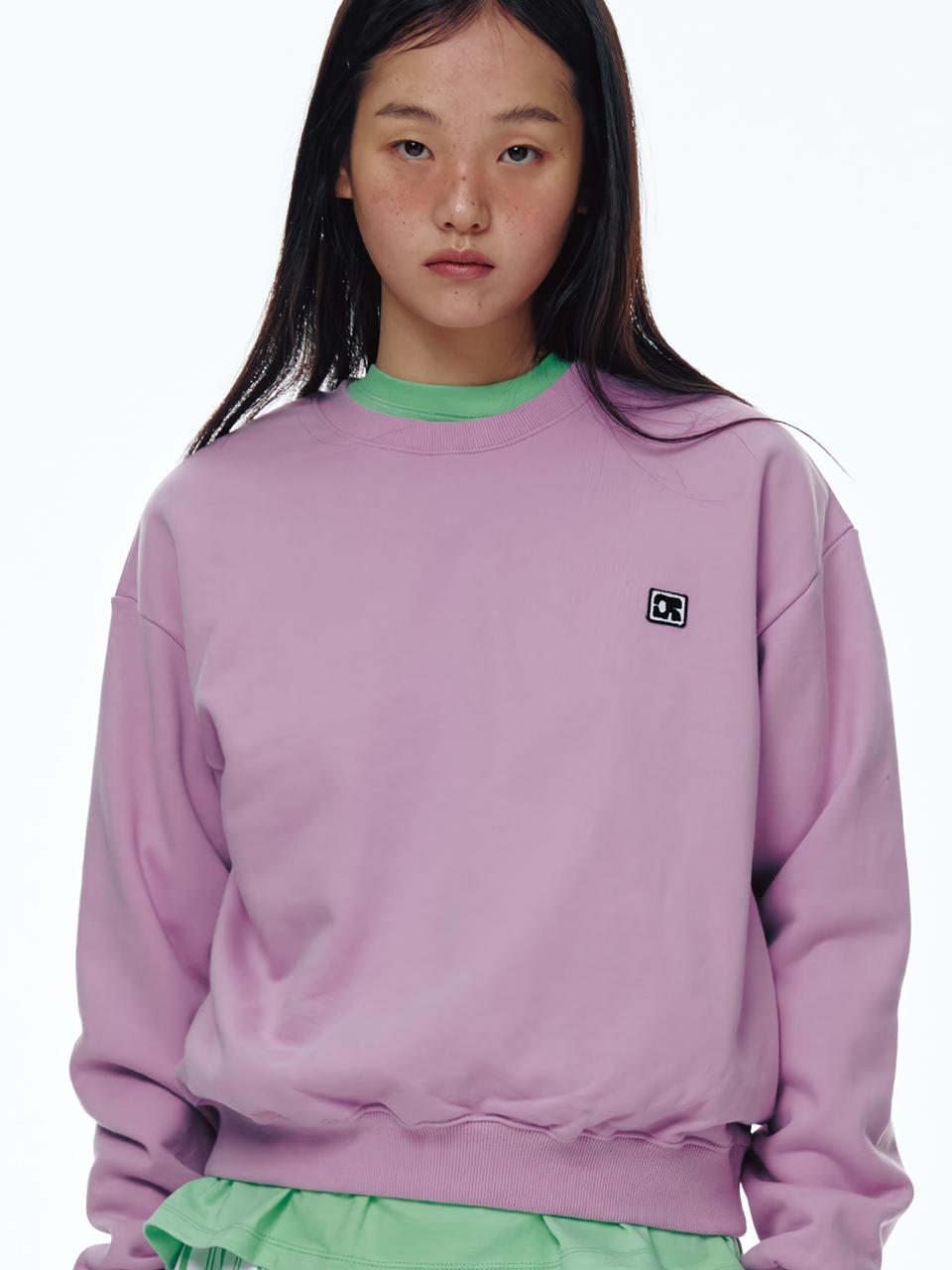 CENTAUR.KR CENTAUR EMBLEM PATCH SWEATSHIRT [PINK]