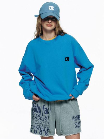 CENTAUR.KR CENTAUR EMBLEM SWEATSHIRT_BLUE