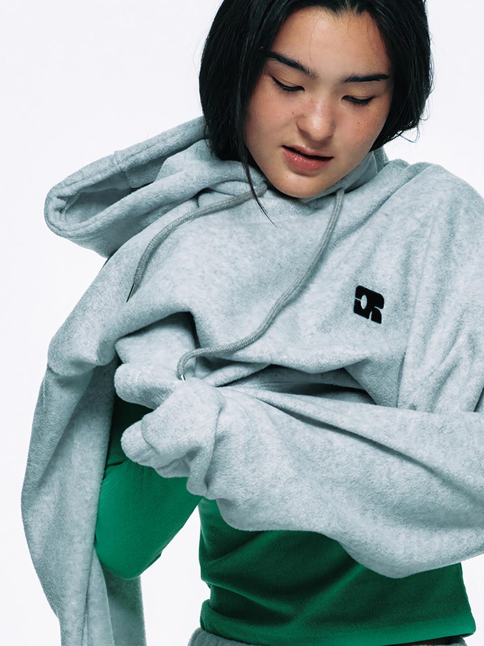 CENTAUR.KR CENTAUR FLEECE HOODIE_GREY