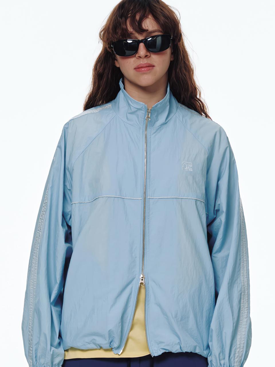 CENTAUR.KR NYLON WINDBREAKER JACKET [BLUE]
