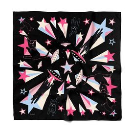 Centinelle Centinelle Cat Abduction Cotton Silk Bandana