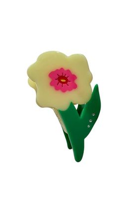Centinelle Centinelle Neon Yellow Flower Hair Claw 
