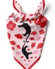 Centinelle Centinelle Poppy Polka Cat Cotton Silk Bandana - 3