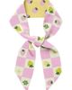 Centinelle Centinelle Strawberry Checkers Twilly Ribbon Scarf - 1