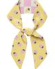 Centinelle Centinelle Strawberry Checkers Twilly Ribbon Scarf - 3