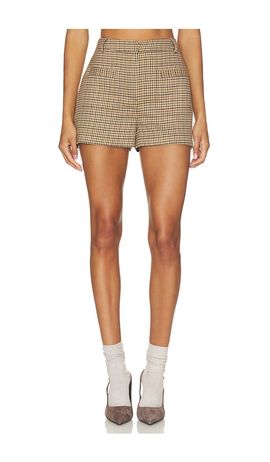 Central Park West Central Park West Astor Plaid Mirco Short