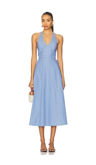Central Park West Central Park West Kira Halter Shirt Dress