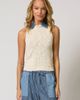 Central Park West Central Park West Marlon Denim Collar Shell - 1