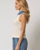 Central Park West Central Park West Marlon Denim Collar Shell - 2