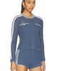 Central Park West Central Park West Raya Mixed Stitch Zip Cardi - 2