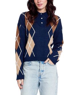 Central Park West Central Park West Women's Astrid Argyle Twofer