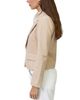 Central Park West Central Park West Women's Chloe Nautical Stripe Sweater Dickey Jacket - 2