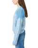 Central Park West Central Park West Women's Clover Mesh Sweater Bomber - 3