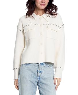 Central Park West Central Park West Women's Felix Studded Sweater Jacket