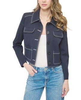 Central Park West Central Park West Women's Franki Topstitch Lady Jacket