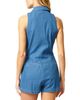 Central Park West Central Park West Women's Hazel Chambray Trench Romper - 2