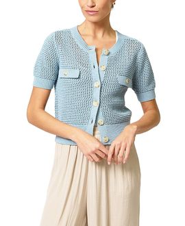 Central Park West Central Park West Women's Iris Tape Yarn Cardi