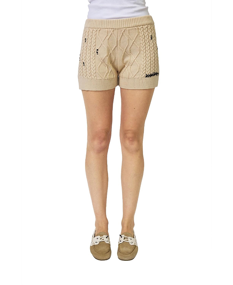 Central Park West Central Park West Women's Jaden Embroidered Shorts