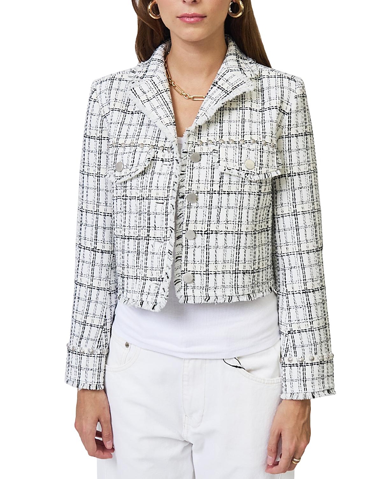 Central Park West Central Park West Women's Logan Studded Tweed Jacket