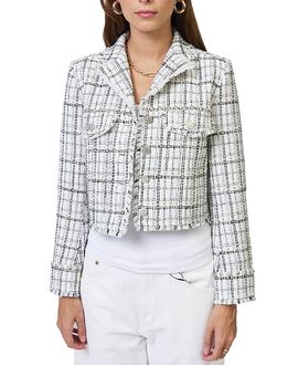 Central Park West Central Park West Women's Logan Studded Tweed Jacket