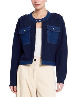 Central Park West Central Park West Women's Nash Denim Accent Jacket