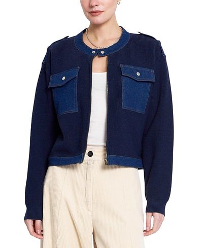 Central Park West Central Park West Women's Nash Denim Accent Jacket