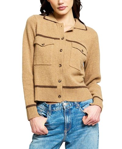 Central Park West Central Park West Women's Thea Cashmere Button Up Top