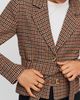 Central Park West Heritage Cropped Tie Blazer Jacket - 3