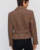 Central Park West Heritage Cropped Tie Blazer Jacket - 4