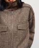 Central Park West Heritage Funnel Neck Jacket - 4