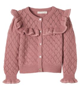 C'era Una Volta C'era Una Volta Azur ruffled cardigan
