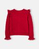 C'era Una Volta C'era Una Volta Azur ruffled pointelle cardigan - 2