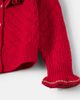 C'era Una Volta C'era Una Volta Azur ruffled pointelle cardigan - 3