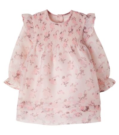 C'era Una Volta C'era Una Volta Baby Jasmine floral ruffled tulle dress