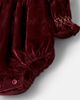 C'era Una Volta C'era Una Volta Baby Marta embroidered velvet bodysuit - 3