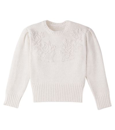 C'era Una Volta C'era Una Volta Gabri embroidered lamé sweater