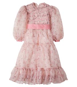 C'era Una Volta C'era Una Volta Milie embroidered tiered tulle dress