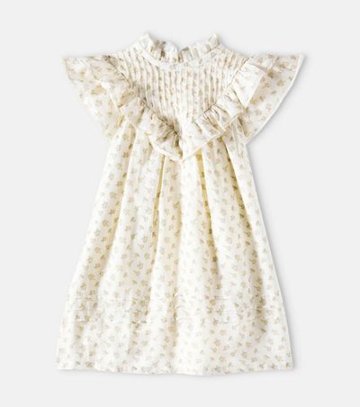 C'era Una Volta C'era Una Volta Sandra ruffled floral ramie dress