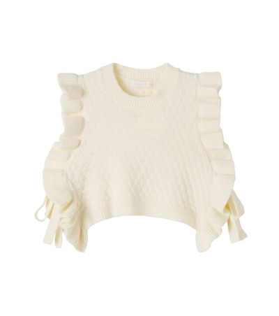 C'era Una Volta C'era Una Volta Sara ruffled vest