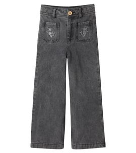 C'era Una Volta C'era Una Volta Serena embroidered floral jeans