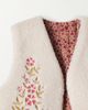 C'era Una Volta C'era Una Volta Victoria floral reversible cotton vest - 4