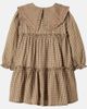 C'era Una Volta C'era Una Volta Viola checked cotton dress - 3