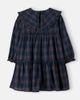 C'era Una Volta C'era Una Volta Viola checked ruffled cotton dress - 2