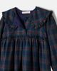 C'era Una Volta C'era Una Volta Viola checked ruffled cotton dress - 3