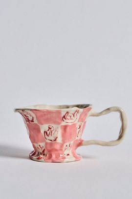 ceramicsalyssa Checkered Swan Mug