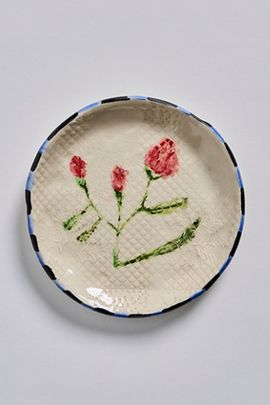 ceramicsalyssa Striped Tulip Plate
