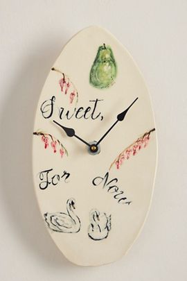 ceramicsalyssa Sweet For Now Clock