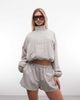 Cernucci Cernucci plaid twill funnel neck jacket - part of a set-White - 1